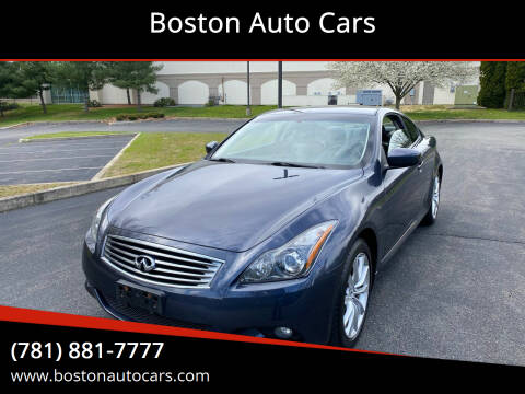 2011 Infiniti G37 Coupe for sale at Boston Auto Cars in Dedham MA