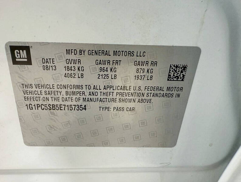 2014 Chevrolet Cruze 1LT Auto