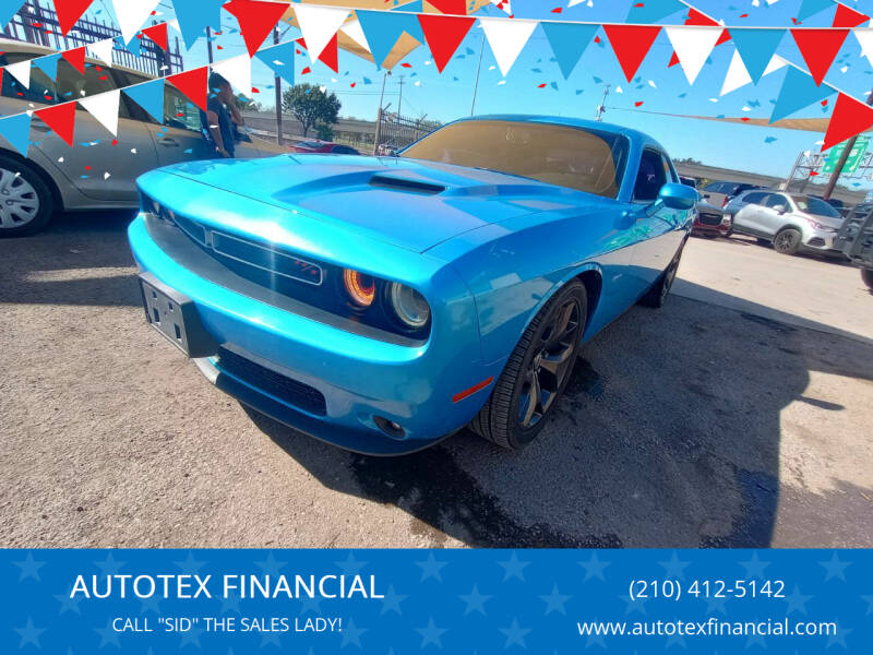 2015 Dodge Challenger for sale at AUTOTEX FINANCIAL in San Antonio TX