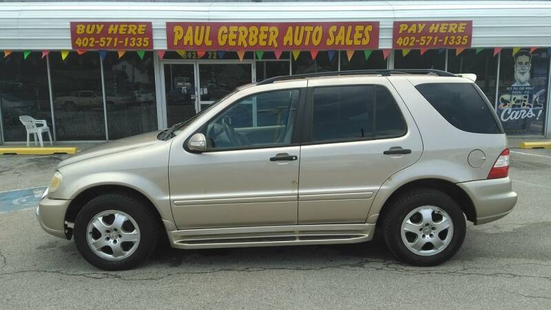 2003 Mercedes-Benz M-Class for sale at Paul Gerber Auto Sales in Omaha NE