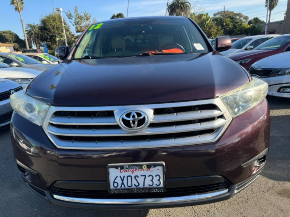 2012 Toyota Highlander for sale at North County Auto in Oceanside, CA