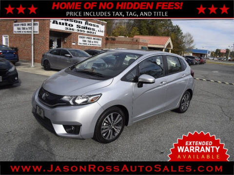 2016 Honda Fit for sale at Jason Ross Auto Sales in Burlington NC