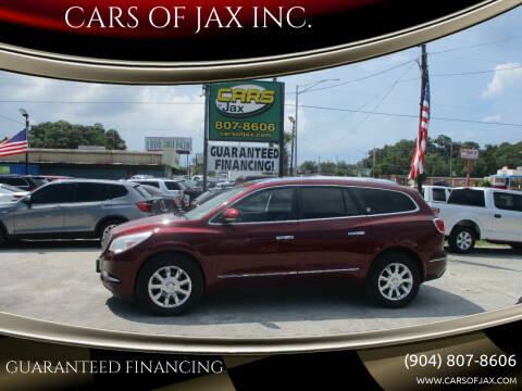 2015 Buick Enclave for sale at CARS OF JAX INC. in Jacksonville FL