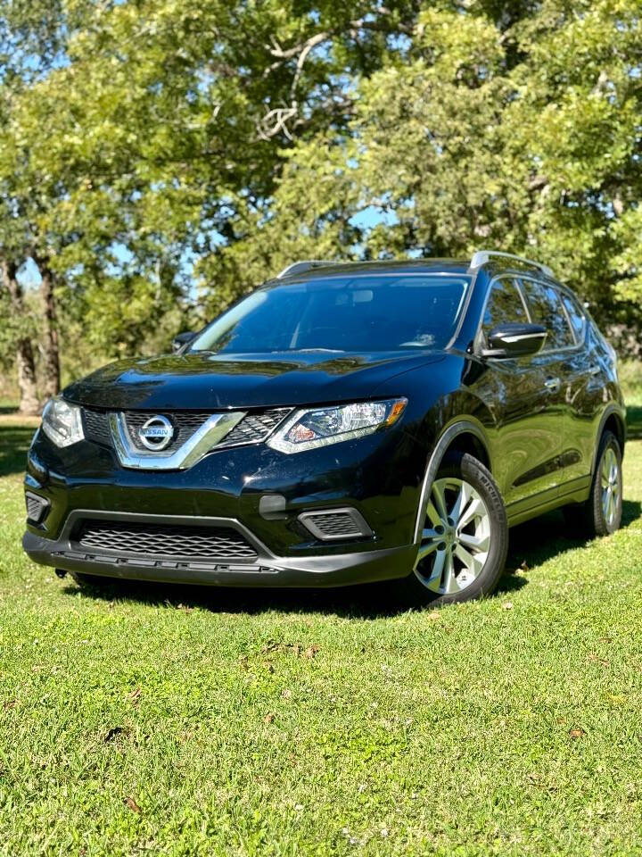Black 2015 Nissan Rogue S S 4dr Crossover (midyear release) 1