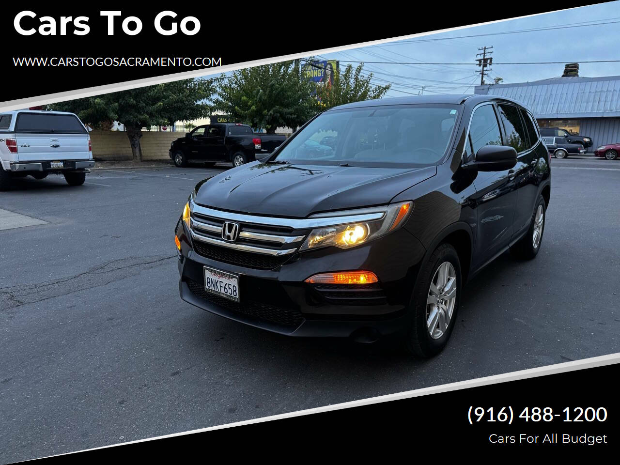 2016 Honda Pilot for sale at Cars To Go in Sacramento, CA