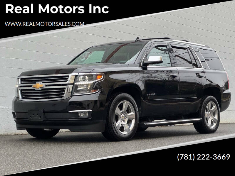 2016 Chevrolet Tahoe for sale at Real Motors Inc in Arlington MA