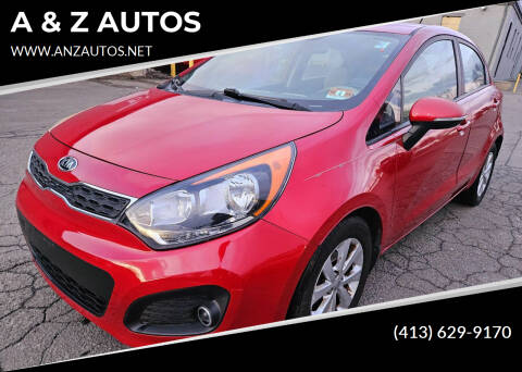 2013 Kia Rio 5-Door for sale at A & Z AUTOS in Westfield MA