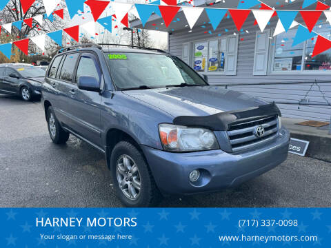 2005 Toyota Highlander for sale at HARNEY MOTORS in Gettysburg PA