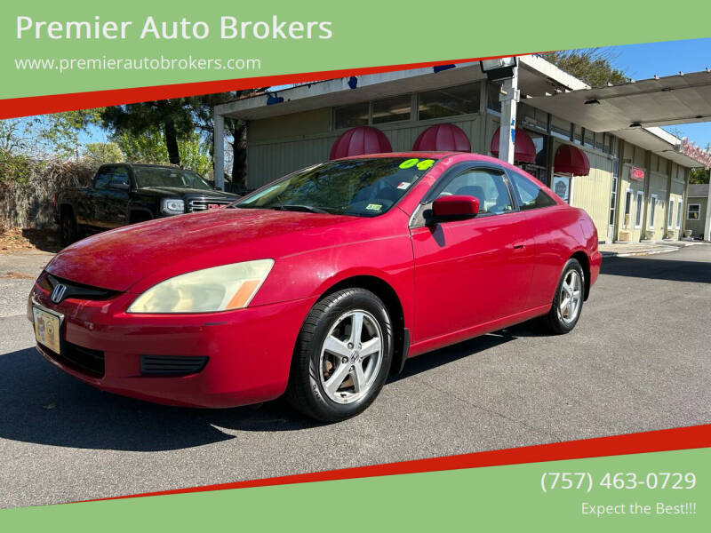 2004 Honda Accord for sale at Premier Auto Brokers in Virginia Beach VA