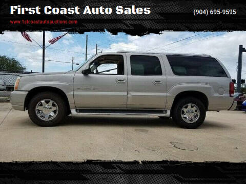 2004 Cadillac Escalade ESV for sale at First Coast Auto Sales in Jacksonville FL