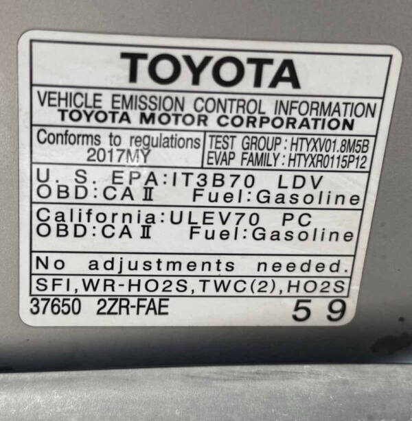 2017 Toyota Corolla iM