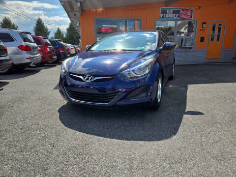 2014 Hyundai Elantra for sale at Lehigh Valley Truck n Auto LLC. in Schnecksville PA