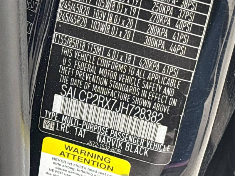 2018 Land Rover Discovery Sport SE