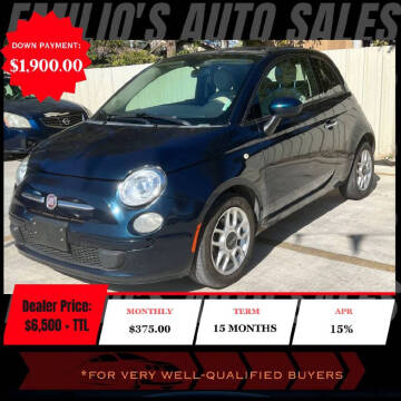 2013 FIAT 500c for sale at Emilio's Auto Sales in San Antonio TX