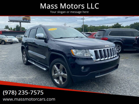 2011 Jeep Grand Cherokee for sale at Mass Motors LLC in Worcester MA