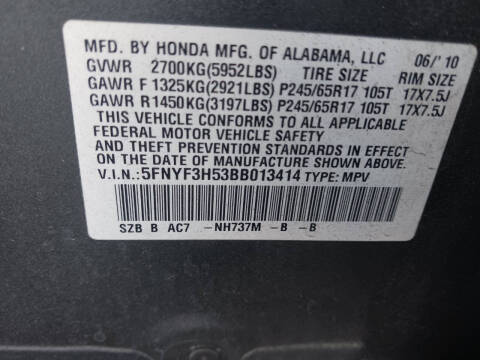 2011 Honda Pilot EX-L