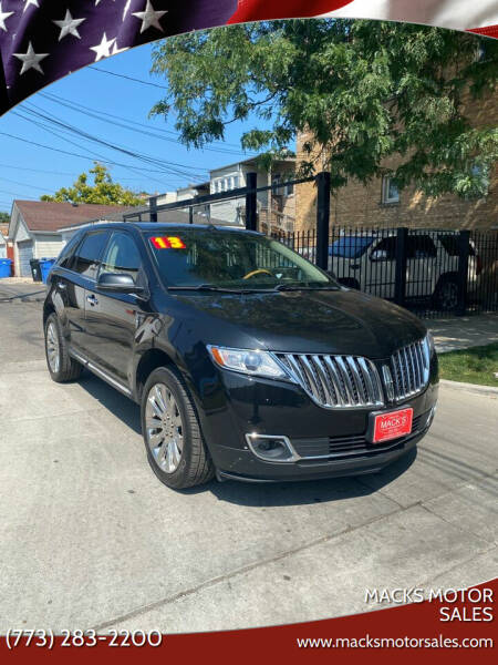 2013 Lincoln MKX for sale at Macks Motor Sales in Chicago IL