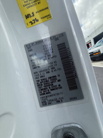 2015 Nissan NV200 S