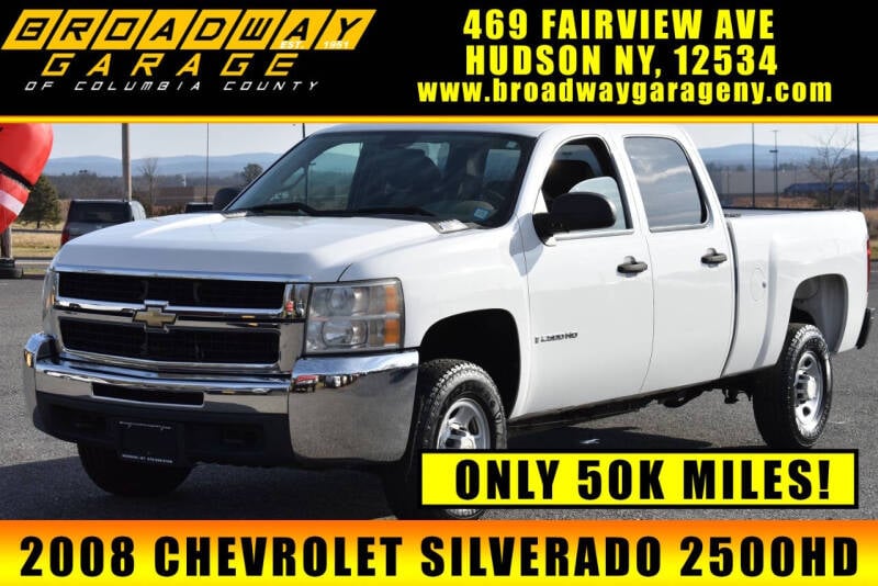 2008 Chevrolet Silverado 2500HD for sale at Broadway Garage Of Columbia County Inc. in Hudson NY