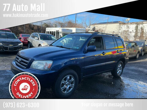 2004 Toyota Highlander for sale at 77 Auto Mall in Newark NJ