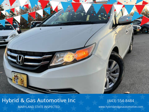 2014 Honda Odyssey for sale at Hybrid & Gas Automotive Inc in Aberdeen MD