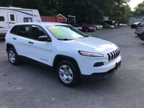 2016 Jeep Cherokee for sale at Knockout Deals Auto Sales in West Bridgewater MA