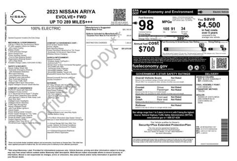 2023 Nissan Ariya Evolve+