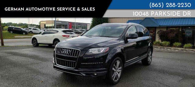 2010 Audi Q7 for sale at German Automotive Service & Sales in Knoxville, TN