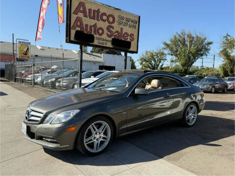 2012 Mercedes-Benz E-Class for sale at AUTCO AUTO SALES in Fresno CA