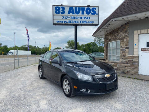 2012 Chevrolet Cruze for sale at 83 Autos in York PA