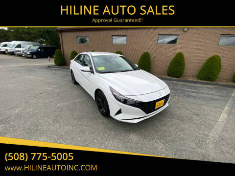 2021 Hyundai Elantra for sale at HILINE AUTO SALES in Hyannis MA