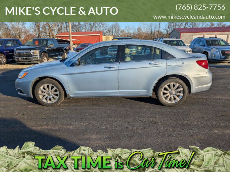 2013 Chrysler 200 for sale at MIKE'S CYCLE & AUTO in Connersville IN