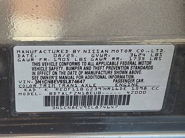 2025 Nissan Versa SV