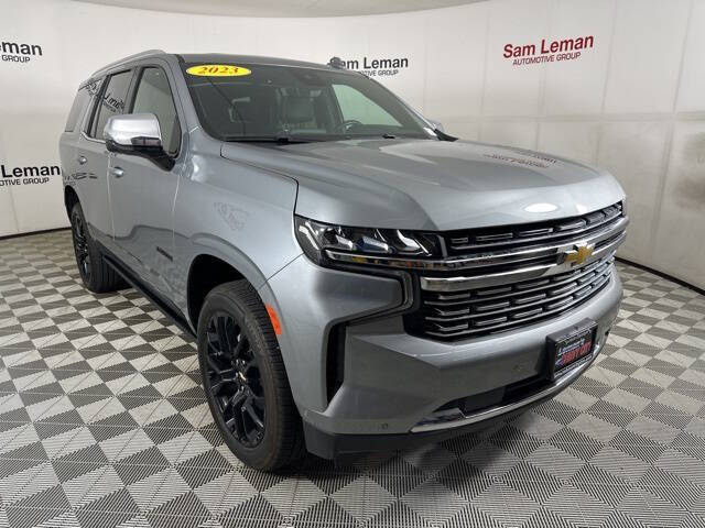 Used 2023 Chevrolet Tahoe Premier with VIN 1GNSKSKL6PR242181 for sale in Bloomington, IL