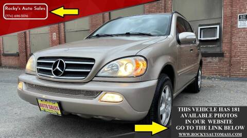 2004 Mercedes-Benz M-Class for sale at Rocky's Auto Sales in Worcester MA