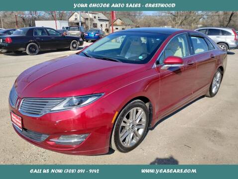 2013 Lincoln MKZ for sale at Your Choice Autos - Crestwood in Crestwood IL