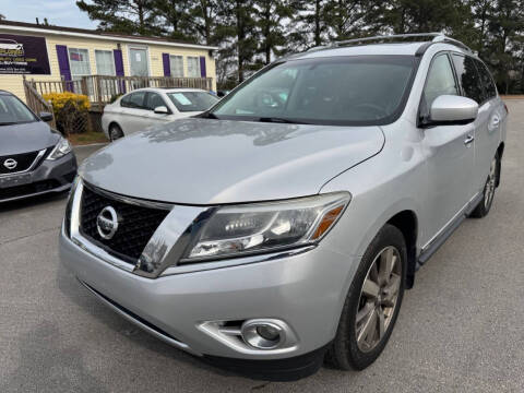 2015 Nissan Pathfinder for sale at Explorer Auto Sales of Greenville in Greenville NC