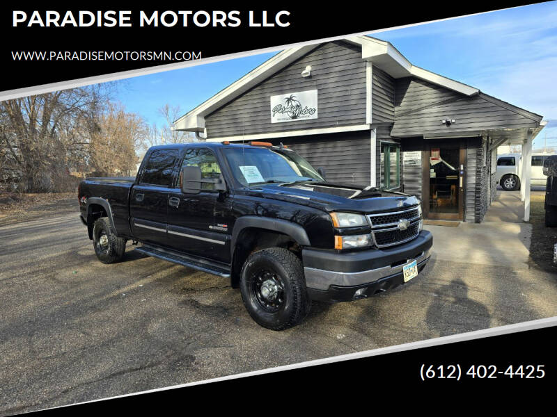 2006 Chevrolet Silverado 2500HD for sale at PARADISE MOTORS LLC in Cambridge MN