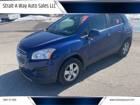 2016 Chevrolet Trax for sale at Strait-A-Way Auto Sales LLC in Gaylord MI