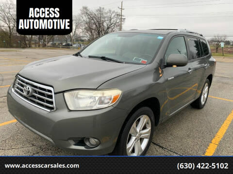 2008 Toyota Highlander for sale at ACCESS AUTOMOTIVE in Bensenville IL