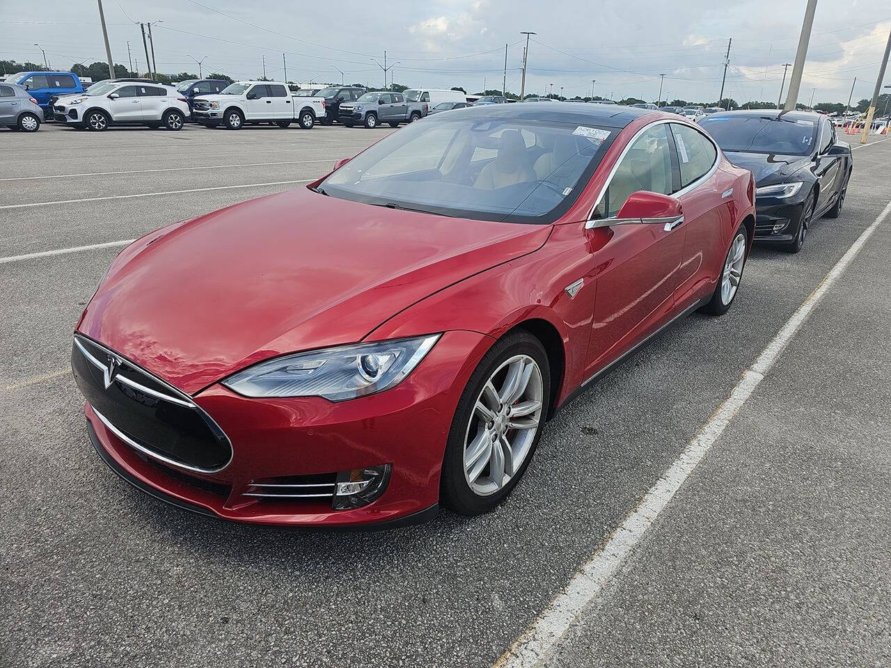 2015 Tesla Model S for sale at LUXURY IMPORTS AUTO SALES INC in Ham Lake, MN