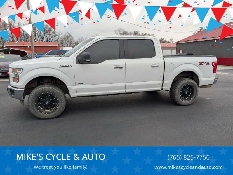 2017 Ford F-150 for sale at MIKE'S CYCLE & AUTO in Connersville IN