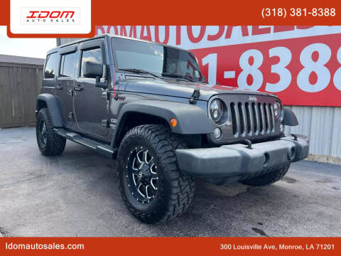 2016 Jeep Wrangler Unlimited for sale at Auto Group South - Idom Auto Sales in Monroe LA