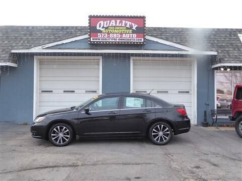 2013 Chrysler 200 for sale at Quality Pre-Owned Automotive in Cuba MO