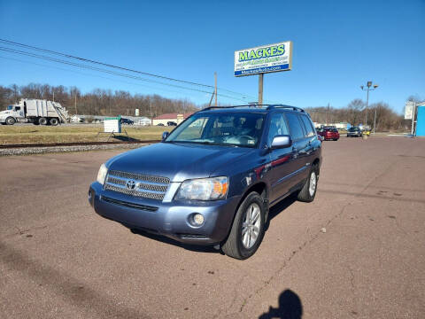 2007 Toyota Highlander Hybrid for sale at Mackes Family Auto Sales LLC in Bloomsburg PA