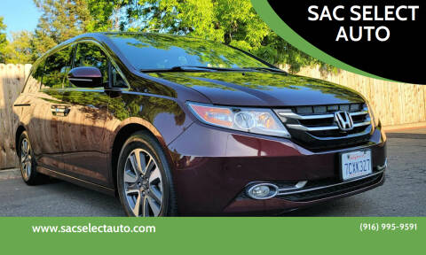 2014 Honda Odyssey for sale at SAC SELECT AUTO in Sacramento CA