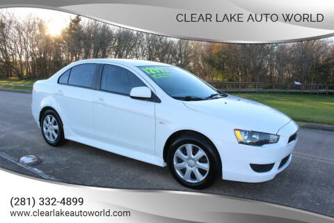 2013 Mitsubishi Lancer for sale at Clear Lake Auto World in League City TX