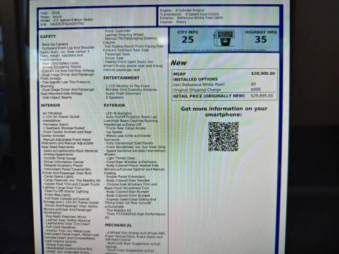 2018 Acura ILX w/Special Edition