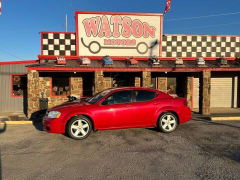 2013 Dodge Avenger for sale at Watson Motors in Poteau OK