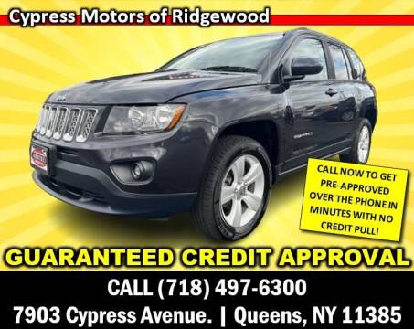 2014 Jeep Compass for sale at Cypress Motors of Ridgewood in Ridgewood NY